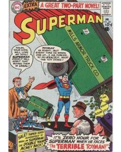 Superman (1939) # 182 (4.5-VG+) Centerfold detached, staple rust, Toyman
