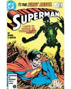 Superman (1987) #   1 (8.0-VF) No flyer, no postcard