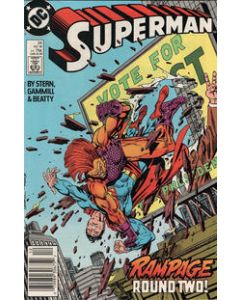 Superman (1987) #  24 Newsstand (8.0-VF) Rampage