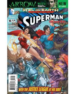 Superman (2011) #  16 (9.0-VFNM) H'el on Earth