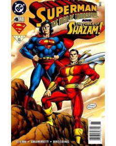 Superman The Man of Tomorrow (1995) #   4 Newsstand (8.0-VF) Satanus Shazam