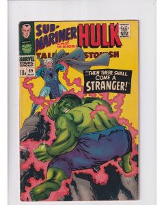 Tales to Astonish (1959) #  89 UK Price (6.0-FN) (1887093) Hulk, Sub-Mariner, The Stranger, Attuma