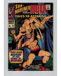 Tales to Astonish (1959) #  94 UK Price (5.0-VGF) (1889615)