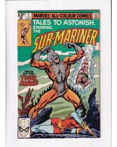 Tales to Astonish (1979) #   5 UK Price (7.0-FVF) Tiger Shark
