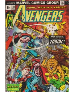 Avengers (1963) # 120 UK Price (6.0-FN)