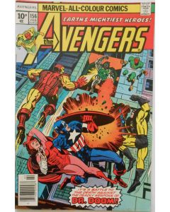 Avengers (1963) # 156 UK Price (6.0-FN) Dr. Doom