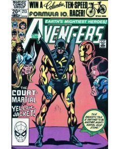 Avengers (1963) # 213 UK Price (8.0-VF) Yellowjacket's trial