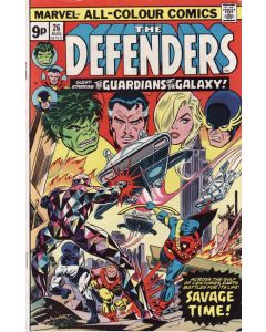 Defenders (1972) #  26 UK Price (6.0-FN) Guardians of the Galaxy
