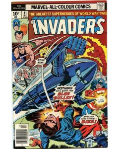 Invaders (1975) #  11 UK Price (6.0-FN) Blue Bullet