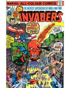 Invaders (1975) #   5 UK Price (8.0-VF) Red Skull