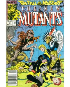 New Mutants (1983) #  59 Newsstand (7.0-FVF) The Fall of the Mutants