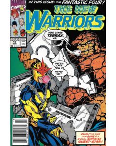 New Warriors (1990) #  16 Newsstand (6.0-FN) Fantastic Four, Terrax