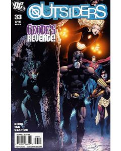 Batman and the Outsiders (2007) #  33 (6.0-FN) Price tag back cover