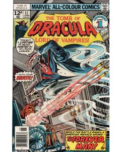 Tomb of Dracula (1972) #  57 UK Price (6.0-FN) The Forever Man!