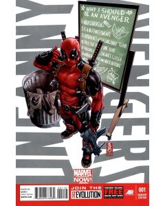 Uncanny Avengers (2012) #   1 Cover P (6.0-FN) Deadpool Variant