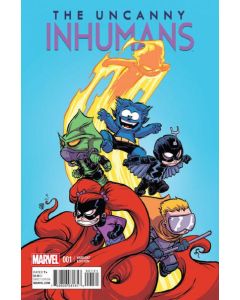 Uncanny Inhumans (2015) #   1 Skottie Young Variant (8.0-VF)