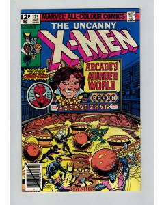 Uncanny X-Men (1963) # 123 UK Price (4.5-VG+) (2138712) Spider-Man, Staple rust