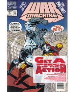 War Machine (1994) #   8 Open Polybag (8.0-VF) Iron Man, With Acetate & Preview