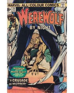 Werewolf by Night (1972) #  26 UK Price (4.0-VG) Tear in cover, Hangman