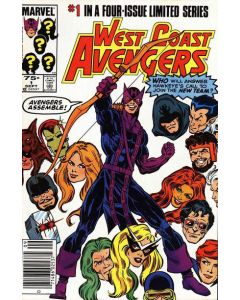 West Coast Avengers (1984) # 1-4 (7.0-FVF) Complete Set