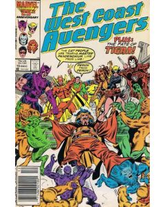 Avengers West Coast (1985) #  15 Newsstand (7.0-FVF) Son of Satan, Hellcat