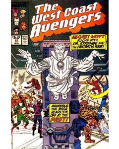 Avengers West Coast (1985) #  22 (7.0-FVF) Dr. Strange, Fantastic Four