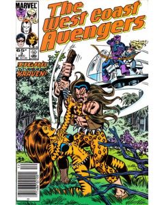 Avengers West Coast (1985) # 3 Newsstand (8.0-VF) Kraven the Hunter