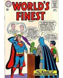 World's Finest (1941) # 149 (4.0-VG) Staple rust, rust migration