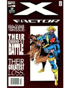 X-Factor (1986) # 100 NEWSSTAND (7.0-FVF) Foil Cover