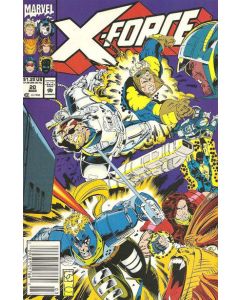 X-Force (1991) #  20 Newsstand Pricetag (5.0-VGF) Shield