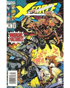 X-Force (1991) #  21 Newsstand Pricetag (5.0-VGF) Shield Nick Fury Warmachine