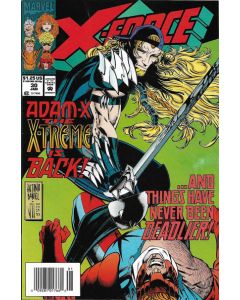 X-Force (1991) #  30 Newsstand Penstripe (6.0-FN) Adam-X
