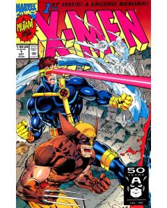 X-Men (1991) #   1 Cover C (9.0-VFNM) 1st Acolytes, 1st Blue + Gold Team, Connecting Variant