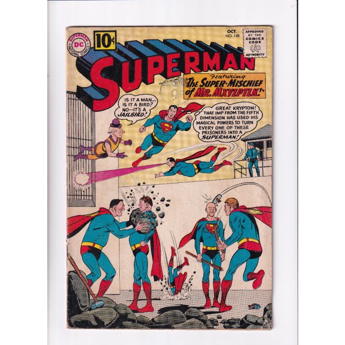 Superman (1939) # 148 (4.0-VG) (1393334) Mr. Mxyzptlk House