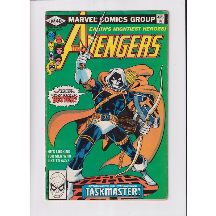 【サイズ交換ＯＫ】 (1963) Avengers # Taskmaster app. 1st (284943) (6.0-FN) 196 洋書