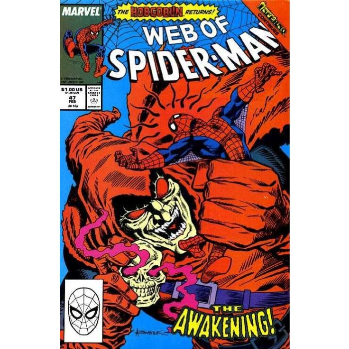 Web of SpiderMan (1985) 47 (6.0FN) Hobgoblin, Inferno House Of