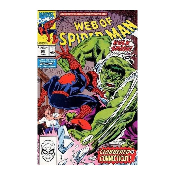 Web of SpiderMan (1985) 69 (6.0FN) Incredible Hulk House Of