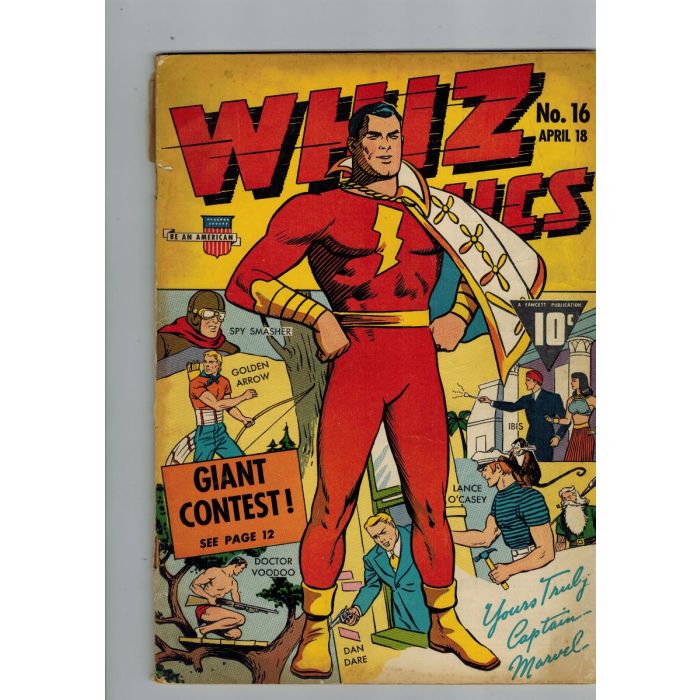 Whiz comics (1940) # 16 () (1013768) Captain Marvel Shazam Golden  Age House Of M Comics