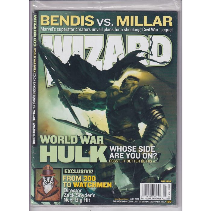 Wizard The Comics Magazine (1991) 189 Cover A Sealed Polybag (9.0