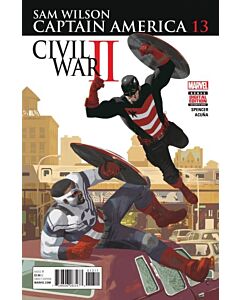 Captain America Sam Wilson (2015) #  13 (9.0-VFNM) Civil War II, U.S. Agent