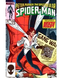 Spectacular Spider-Man (1976) # 105 (5.0-VGF) Wasp, Paladin