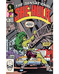Sensational She-Hulk (1989) #  10 (6.0-FN) Price tag removal scuff on cover
