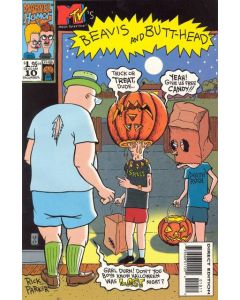 Beavis and Butt-Head (1994) #  10 (6.0-FN) Price tag on cover, Black Cat cameo