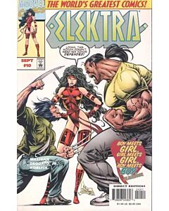 Elektra (1996) #  10 (6.0-FN) Logan, Price tag back cover