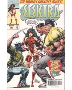 Elektra (1996) #  10 (6.0-FN) Logan, Price tag back cover