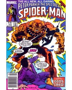 Spectacular Spider-Man (1976) # 111 Newsstand (7.0-FVF) Puma, Secret Wars II crossover