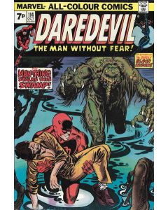 Daredevil (1964) # 114 UK Price (3.5-VG-) Black Widow, Man-Thing