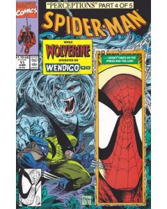 Spider-Man (1990) #  11 (8.0-VF) Wolverine, Wendigo,