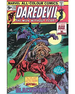 Daredevil (1964) # 122 UK Price (7.0-FVF) Black Widow, Blackwing