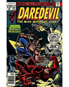 Daredevil (1964) # 144 UK Price (5.0-VGF) Man-Bull